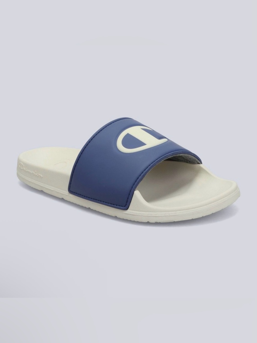Champion Men's IPO Squish Slide Sandals - Blue/Off White 9